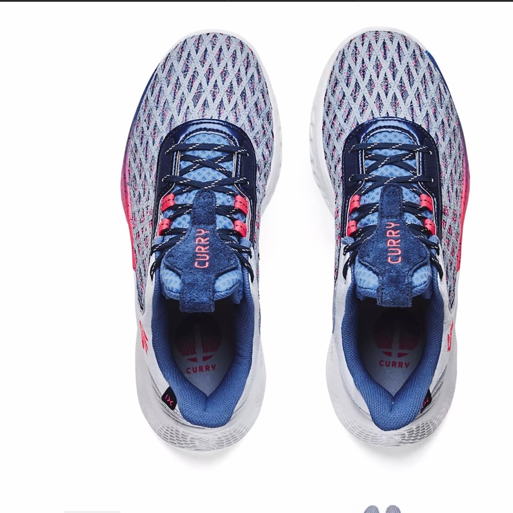 Under Armour Curry Flow Mens Basketball Sneakers Blue /Pink size 10  rand new